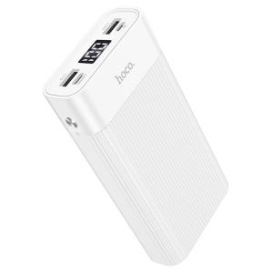 Портативний зарядний пристрій Power Bank Hoco J85 Wellspring 20000 mAh Білий ТОП в Дніпрі