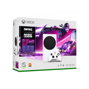 Стаціонарна ігрова приставка Microsoft Xbox Series S 512 GB + Fortnite + Rocket League Bundle (RRS-00034) ТОП в Дніпрі