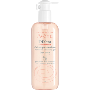 Очищающий гель Avene TriXera Nutrition для сухой кожи лица и тела 400 мл (3282770074710) ТОП в Днепре