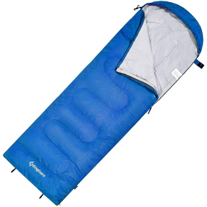 Спальний мішок KingCamp Oasis 250XL Left Blue (KS3222_BLUE_L) краща модель в Дніпрі