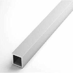 Труба алюмінієва квадратна Segreto анодована срібло 50х50х3 мм 1м (уп.,10шт) в Дніпрі