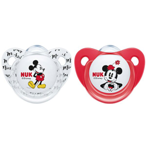 Пустышка Nuk Trendline Disney Mickey с 6 месяцев 2 шт (4008600313038) ТОП в Днепре