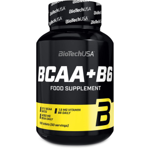 Аминокислоты Biotech BCAA+b6 100 таблеток ТОП в Днепре