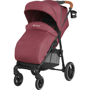 Прогулочная коляска Kinderkraft Grande LX Burgundy (5902533914319) лучшая модель в Днепре