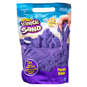 Пісок для дитячої творчості Kinetic Sand Colour Фіолетовий 907 г (71453P) в Дніпрі