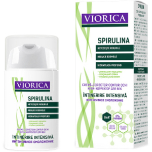 Крем-коректор для повік Viorica Spirulina інтенсивний омолоджуючий 30 мл (4840128013997)