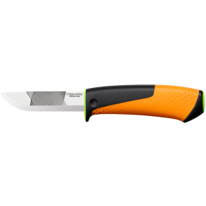 Нож для тяжелых работ Fiskars с точилом (1023619/156018) ТОП в Днепре