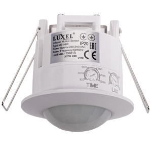 Датчик руху LUXEL 0.5W IP20 (MS-04W) краща модель в Дніпрі