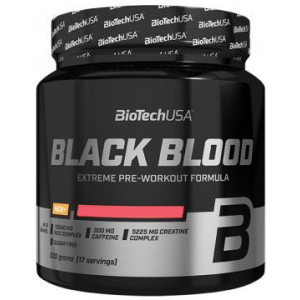 Передтренувальний комплекс BioTech Black Blood NOX+ 330 г Чорниця-лайм (5999076232376) ТОП в Дніпрі