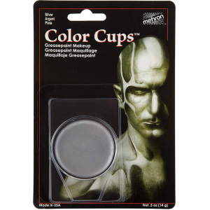 Кремовый грим Mehron Color Cups Silver 12 г (CCC-S) (764294502090) лучшая модель в Днепре