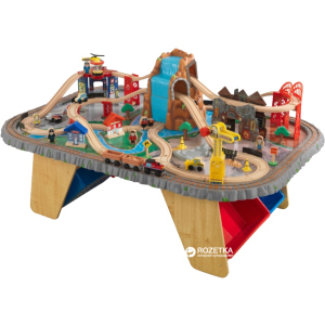 Залізниця KidKraft Waterfall Junction Train Set and Table (17498) ТОП в Дніпрі