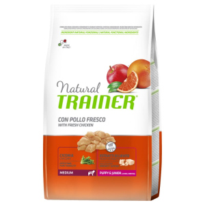 купить Сухой корм Trainer Natural Super Premium Puppy&Junior Medium для щенков средних пород до 15 месяцев 0.65 кг (8015699006716)