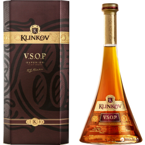 Бренди Klinkov VSOP 0.5 л в коробке 5 лет выдержки 40% (4820073560173) ТОП в Днепре