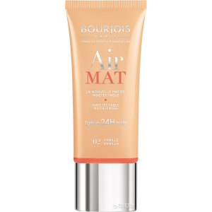 хороша модель Основа тональна Bourjois Air MAT 24h матова стійка 02 Ваніль (3052503155203)