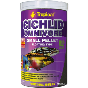 Корм Tropical Cichlid Omnivore Small Pellet для аквариумных рыб в гранулах 1 л (5900469609569) в Днепре