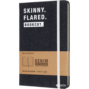 Нотатник Moleskine Denim 13 х 21 см 240 сторінок у лінійку Skinny (8058341710753) краща модель в Дніпрі