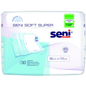 Пелюшки гігієнічні Seni Soft Super 90х170 30 шт (5900516691998) ТОП в Дніпрі