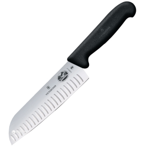 Профессиональный нож Victorinox Fibrox Santoku 170 мм Black (5.2523.17) лучшая модель в Днепре