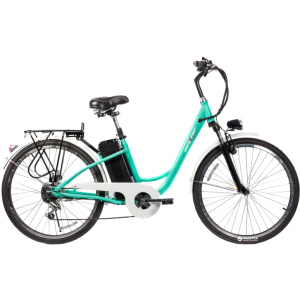 Електровелосипед Maxxter City Світло-синій надійний