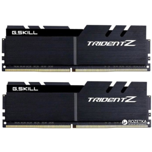 Оперативна пам'ять G.Skill DDR4-4000 32768MB PC4-32000 (Kit of 2x16384) Trident Z Black (F4-4000C19D-32GTZKK) ТОП в Дніпрі