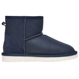 Угги UGG Classic Mini Leather Navy W 117011 38 Темно-синие в Днепре