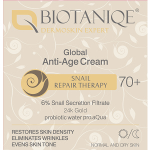 Крем проти зморшок Maurisse Snail Repair Therapy Global Anti-Age, що відновлює 70+ день/ніч 50 мл (5902853040385) в Дніпрі