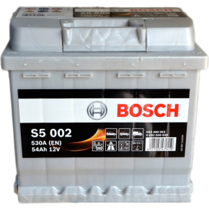 Автомобільний акумулятор Bosch 6СТ-54 (S5002) 54 Аг (-/+) Euro 530 А (0 092 S50 020) ТОП в Дніпрі