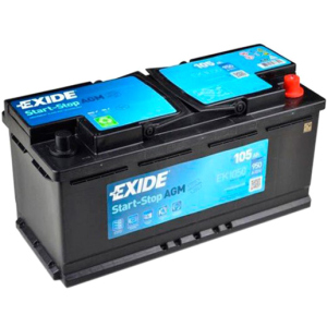 Автомобильный аккумулятор Exide AGM 6СТ-105 (EK1050) 105 Ач (-/+) Euro 950 А (EK1050) ТОП в Днепре