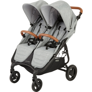 Прогулянкова коляска для двійні Valco baby Snap Duo Trend Grey Marle (9938) (9315517099388) краща модель в Дніпрі