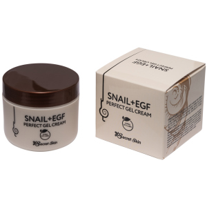 Крем-гель для обличчя з муцином равлики Secret Skin Snail + EGF Perfect Gel Cream 50 г (8809540515324)