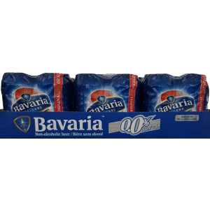 Упаковка пива Bavaria светлое фильтрованное 0.0 % 0.33 л x 24 шт (8714800035347)