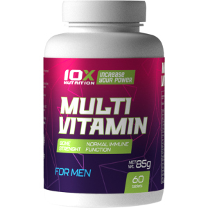 Комплекс вітамінів для чоловіків 10X Nutrition Multivitamin for Men 60 таблеток (525272730948) ТОП в Дніпрі