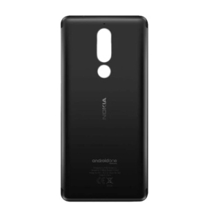 Задняя крышка для Nokia 5.1 TA-1061/TA-1075, черная, Original надежный