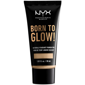 Тональная основа NYX Professional Makeup Born to Glow с натуральным сияющим финишем 6.5 Nude 30 мл (800897190361)