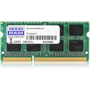 Модуль памяти GOODRAM SO-DIMM 8GB/1600 DDR3 1,35V (GR1600S3V64L11/8G) лучшая модель в Днепре