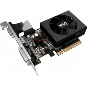 Відеокарта GeForce GT730 2048Mb PALIT (NEAT7300HD46-2080H) лучшая модель в Днепре