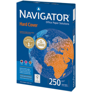 Папір Navigator Hard Cover А4 250 г/м² клас А 125 аркушів Білий (5602007989453) в Дніпрі