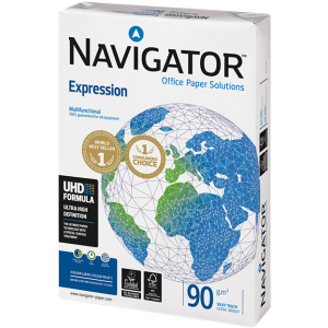 Папір Navigator Expression А4 90 г/м² клас А 500 аркушів Білий (5602024005013) краща модель в Дніпрі