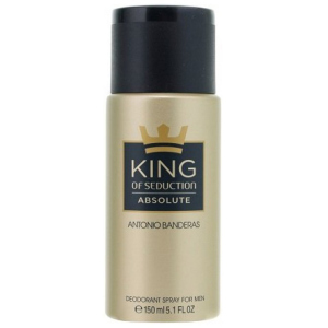 Парфюмированный дезодорант для мужчин Antonio Banderas King of Seduction Absolute Deodorant Spray 150 мл (8411061822814)