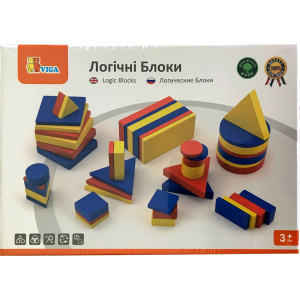 Навчальний набір Viga Toys Логічні блоки Дьєнеша (56164U) в Дніпрі