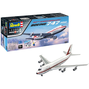 Збірна модель Revell Літак Боїнг-747-100 50 років. Масштаб 1:144 (RVL-05686) (4009803056869)