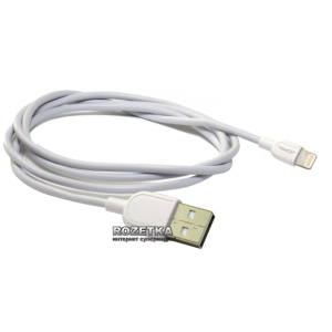 Кабель синхронизации JCPAL MFI USB to Lightning для Apple iPhone 1 м White (JCP6022) лучшая модель в Днепре