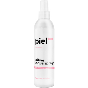 Зволожуючий спрей для обличчя для сухої та чутливої ​​шкіри Piel Silver Aqua Spray 250 мл (4823015904288) ТОП в Дніпрі