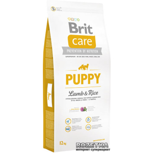 купить Сухой корм для щенков всех пород Brit Care Puppy All Breed Lamb & Rice 12 кг (8595602509799)