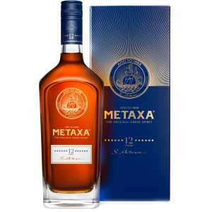 Бренди Metaxa 12 * 0.7 л 40% в подарочной упаковке (5202795150099_5202795150297) лучшая модель в Днепре