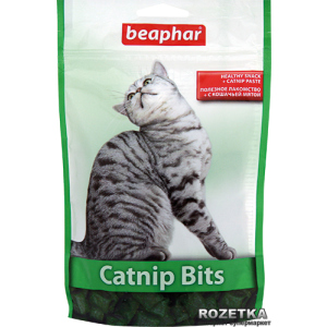 Подушечки Beaphar Catnip Bits с кошачьей мятой для кошек и котят 150 г (13249) (8711231132492) лучшая модель в Днепре