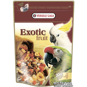 Корм для крупных попугаев Versele-Laga Prestige Exotic Fruit зерновая смесь 0.6 кг (5410340217818) ТОП в Днепре