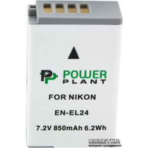 Аккумулятор PowerPlant для Nikon EN-EL24 (DV00DV1407) ТОП в Днепре