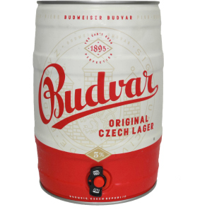 Пиво Budweiser Budvar светлое фильтрованное 5% 5 л  (8594403310184) лучшая модель в Днепре