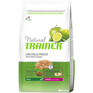 Сухий корм Trainer Natural Super Premium Junior Maxi для юніорів великих та гігантських порід від 9 місяців до 2 років 3 кг (8015699006945) ТОП в Дніпрі